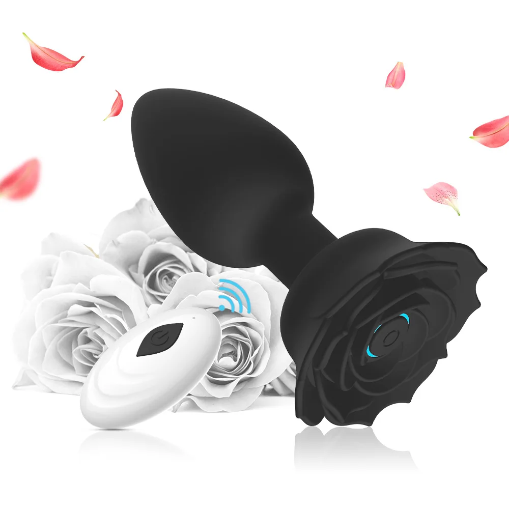 Анальна пробка Rose 2 Vibrating Plug з вібрацією на дистанційному пульті 3,3 см анальний вібратор (10 швидкостей)