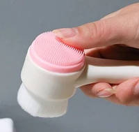 Щітка для чищення обличчя MT (двостороння, для зняття макіяжу, видалення масок, масажу), фото 5