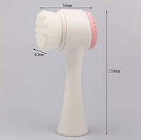 Щітка для чищення обличчя MT (двостороння, для зняття макіяжу, видалення масок, масажу), фото 7