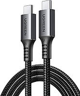 Кабель зарядный UGREEN USB C to USB C Charger Cable 100W кабель для быстрой зарядки 1 м Black (US555)