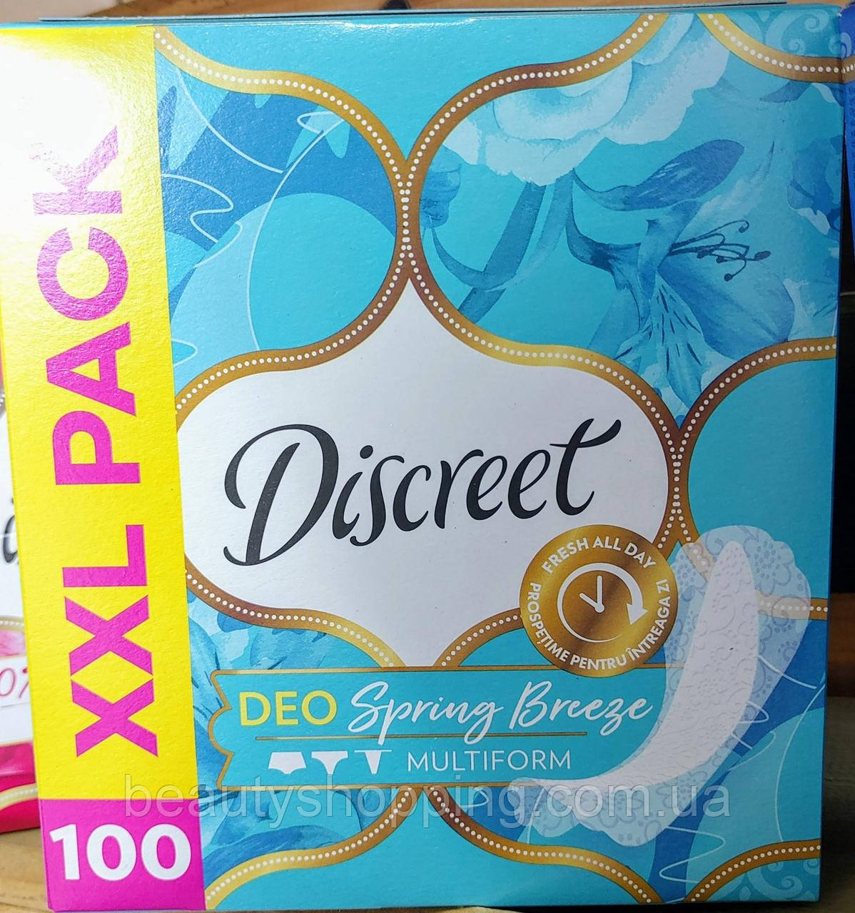 Discreet Deo Spring Brezze muitiform Жіночі щоденні гігієнічні прокладки 100 штук