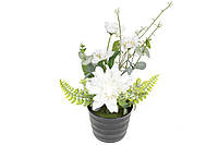Декоративні квіти в горщику LI100329 BonaDi 24 см Білий
