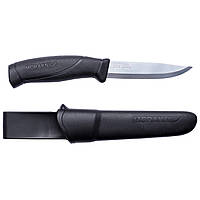 Туристичний ніж із чохлом Morakniv Companion (S) Black нержавіюча сталь (12141)