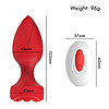 Анальна пробка Rose 3 Vibrating Plug з вібрацією на дистанційному пульті 4 см анальний вібратор (10 швидкостей), фото 6