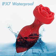 Анальна пробка Rose 3 Vibrating Plug з вібрацією на дистанційному пульті 4 см анальний вібратор (10 швидкостей), фото 4