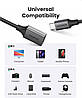 Кабель перехідник Ugreen Type-C to USB 3.1 OTG адаптер 15СМ Black (US378), фото 5