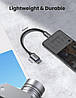 Кабель перехідник Ugreen Type-C to USB 3.1 OTG адаптер 15СМ Black (US378), фото 8