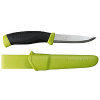 Туристичний ніж із чохлом Morakniv Companion (S) Olive Green Нержавіюча сталь (14075)