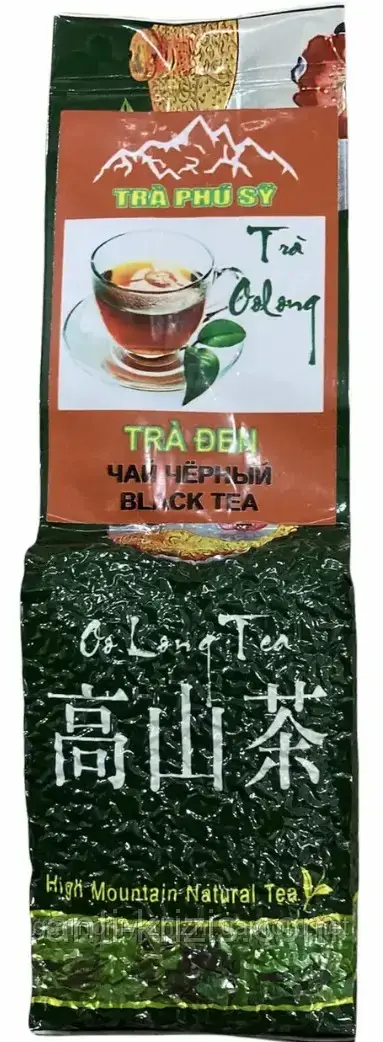 Чай чорний гірський Преміум Tra Den High Mountain Natural Tea 100 г (В'єтнам) постачання 2025, фото 1