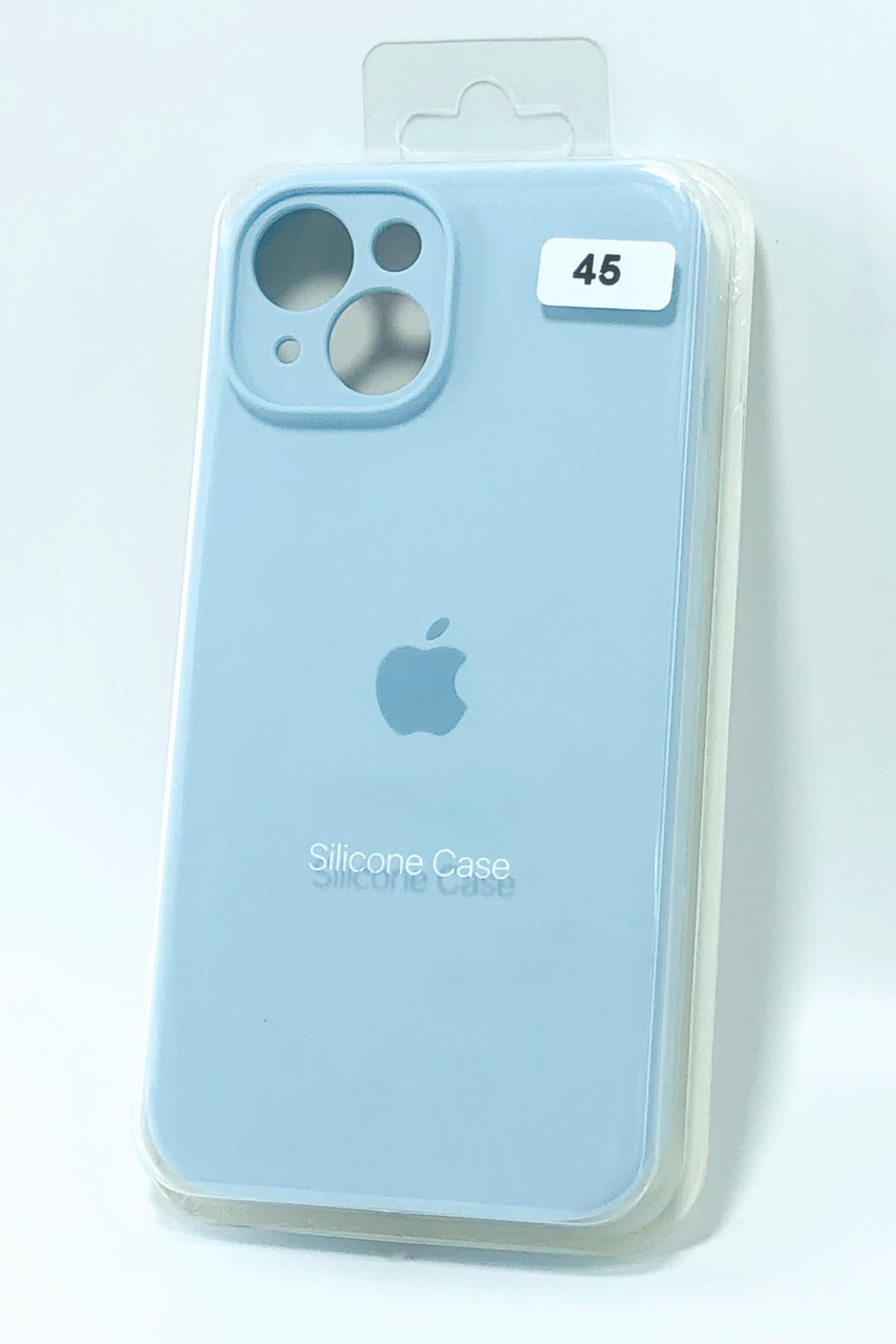 Чохол для телефону iPhone 13 Silicone Case original FUL №45 sky blue (4you)