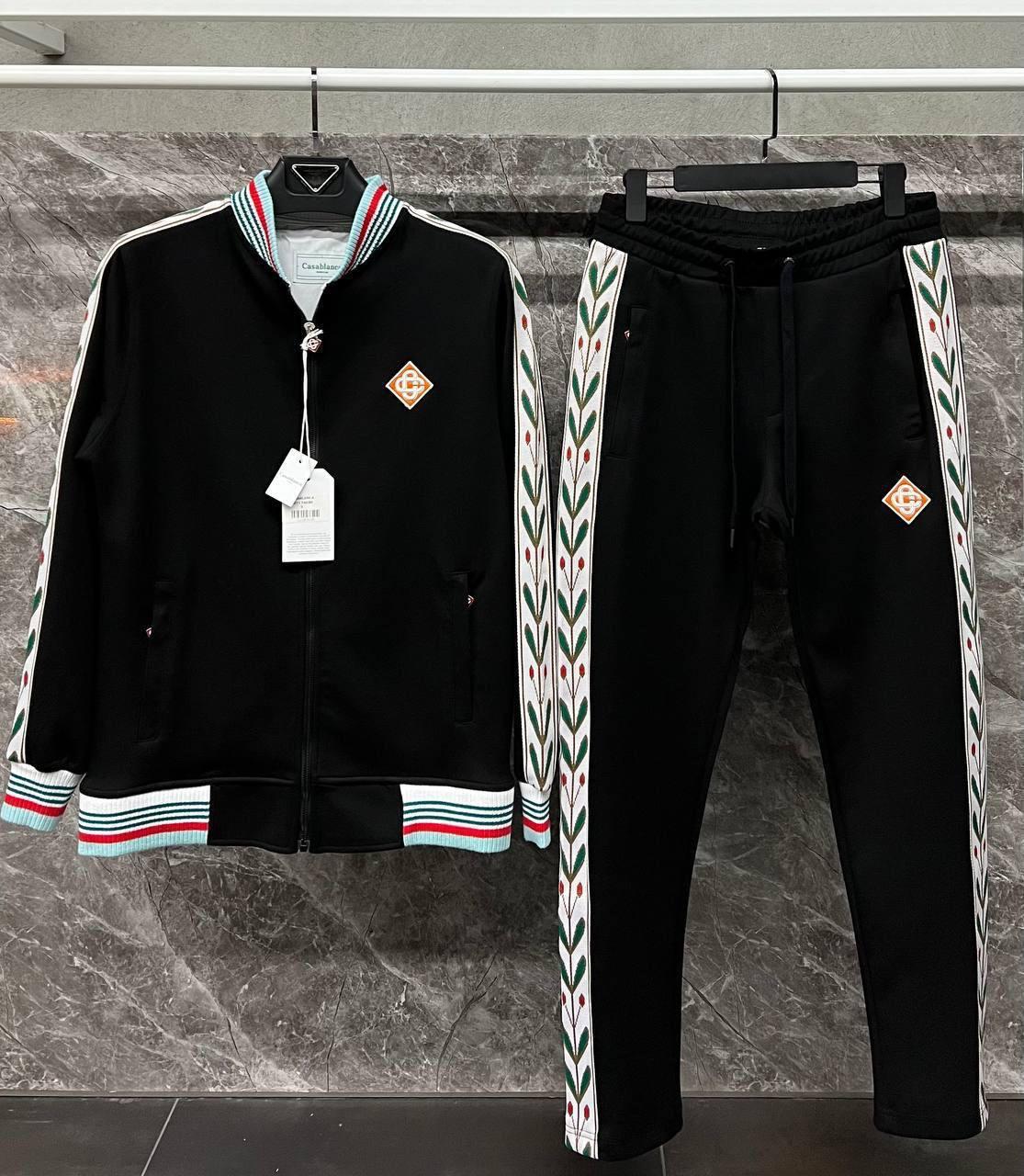 Чоловічий спортивний костюм Casablanca CK7393 чорний XXL