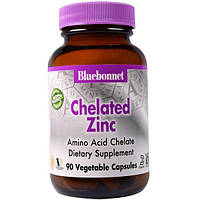 Микроэлемент Цинк Bluebonnet Nutrition Albion Chelated Zinc 90 Caps