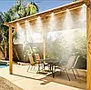 Садовий туманоутворювач для альтанок Patio Mistcooling система розпилювач з 10-метровою системою трубок, фото 4