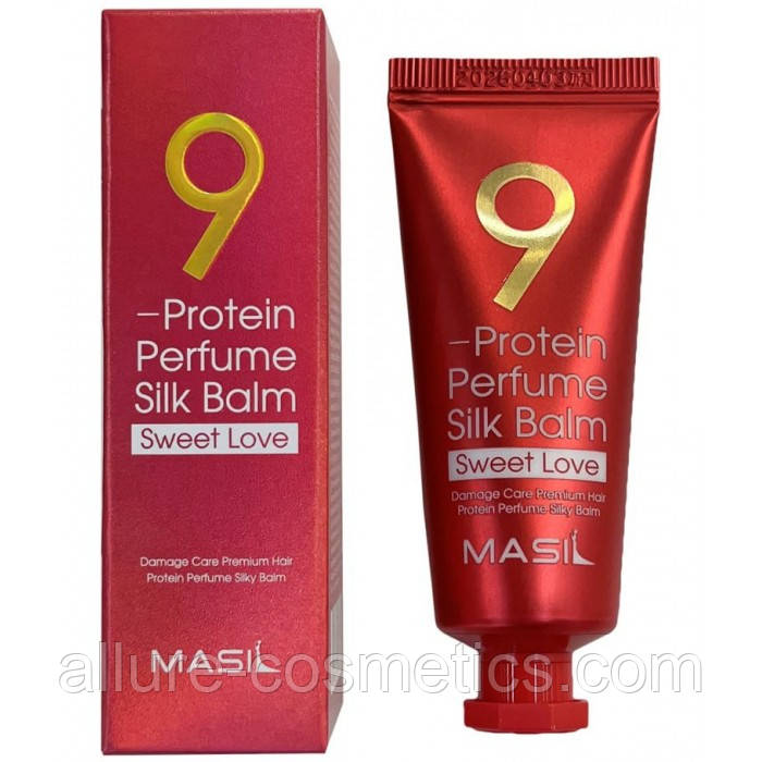 Незмивний бальзам для пошкодженого волосся Masil 9 Protein Perfume Silk Balm 20ml SWEET LOVE