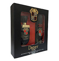 Набор для мужчин Dagger Dina cosmetics (туалетная вода 100 мл. дезодорант 150 мл.) Даггер