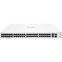 Коммутатор HPE Aruba Instant On 1960 48xGE, 2хSFP+10GE, 2х10GBASE-T ports, LT Warranty (JL808A)