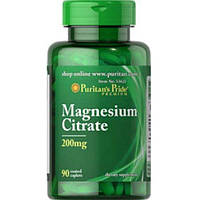 Микроэлемент Магний Puritan's Pride Magnesium Citrate 200 mg 90 Caplets