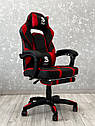 Крісло геймерське Large Deus ігрове чорно-червоне, фото 2