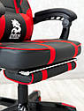 Крісло геймерське Large Deus ігрове чорно-червоне, фото 9
