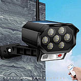 Вуличний ліхтар у вигляді камери Solar SENSOR LIGHT з датчиком руху і пультом управління сонячною батареєю, фото 4