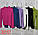 Кофточка-сорочок однотонна Комір для дівчат норма розмір 42-46, цвіту міксом, фото 2