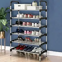 Полка для обуви, 6 ярусов, 123х57х29см, New Shoe Rack / Стойка-органайзер для хранения обуви