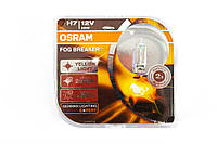 Лампа головного света Osram H7 55W Fog Breaker 62210FBR Avtoteam