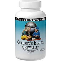 Натуральная добавка для иммунитета Source Naturals Wellness Children's Immune Chewable 30 Wafers Delicious