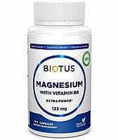Микроэлемент Магний Biotus Magnesium with Vitamin B6 100 Caps BIO-530197