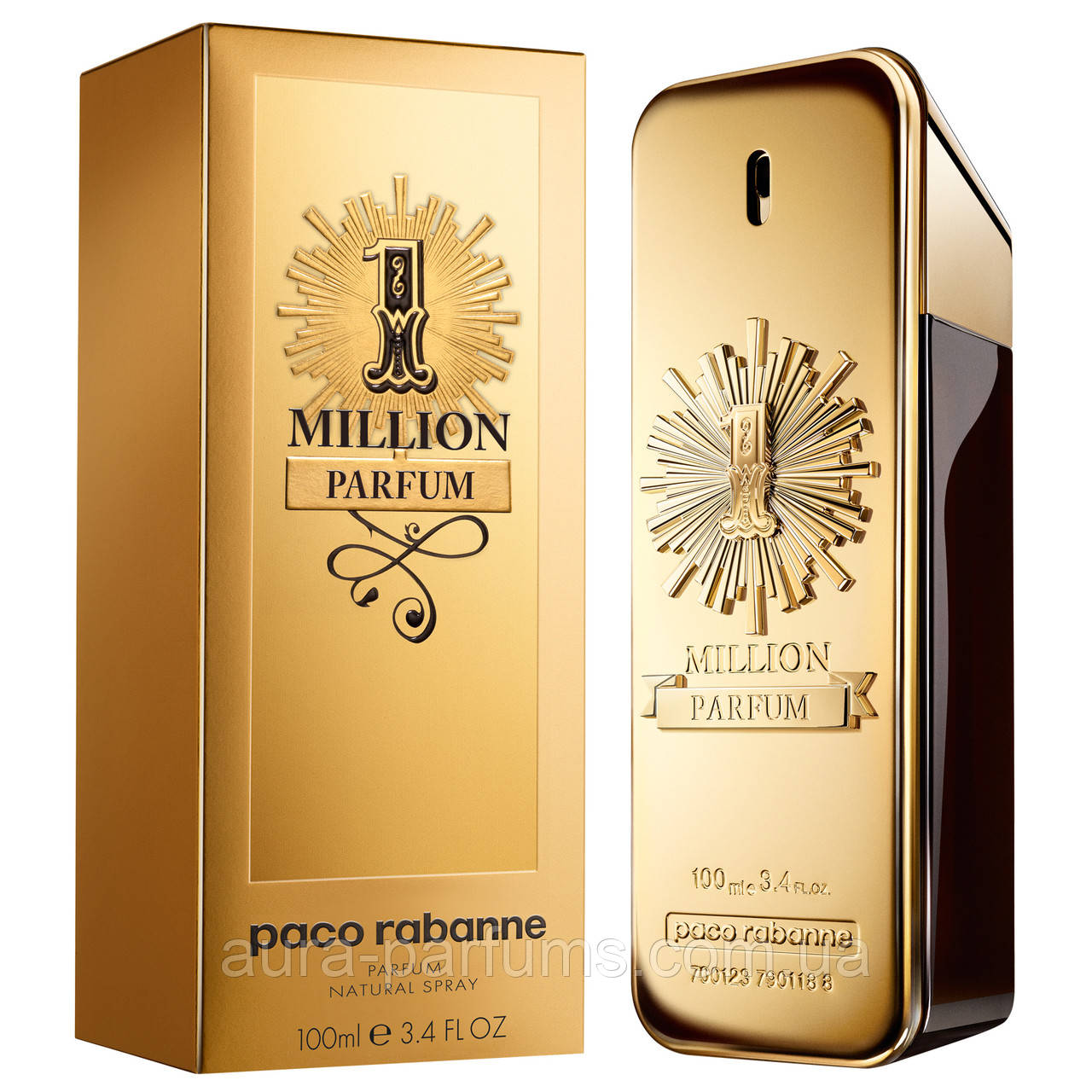 Чоловічі парфуми Paco Rabanne 1 Million Parfum (Пако Рабан 1 Мільйон Парфуми) 100 ml/мл - фото 1 - id-p2105142597