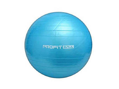 Мяч для фітнесу резиновий Фітбол 55см вага 600г BLUE M 0275-1 ТМ КИТАЙ