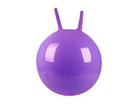 Мяч для фітнесу резиновий з ріжками 55см вага 400г фіолетовий MS 0380-1 ТМ КИТАЙ FG