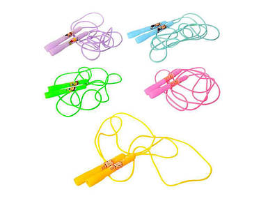 Скакалка мотузка гума 270см ручка-пластик (10шт/уп) MS 1296 ТМ КИТАЙ