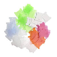 Пластиковые катушки для намотки, хранения ниток 100 штук разноцветные ( 3262 )