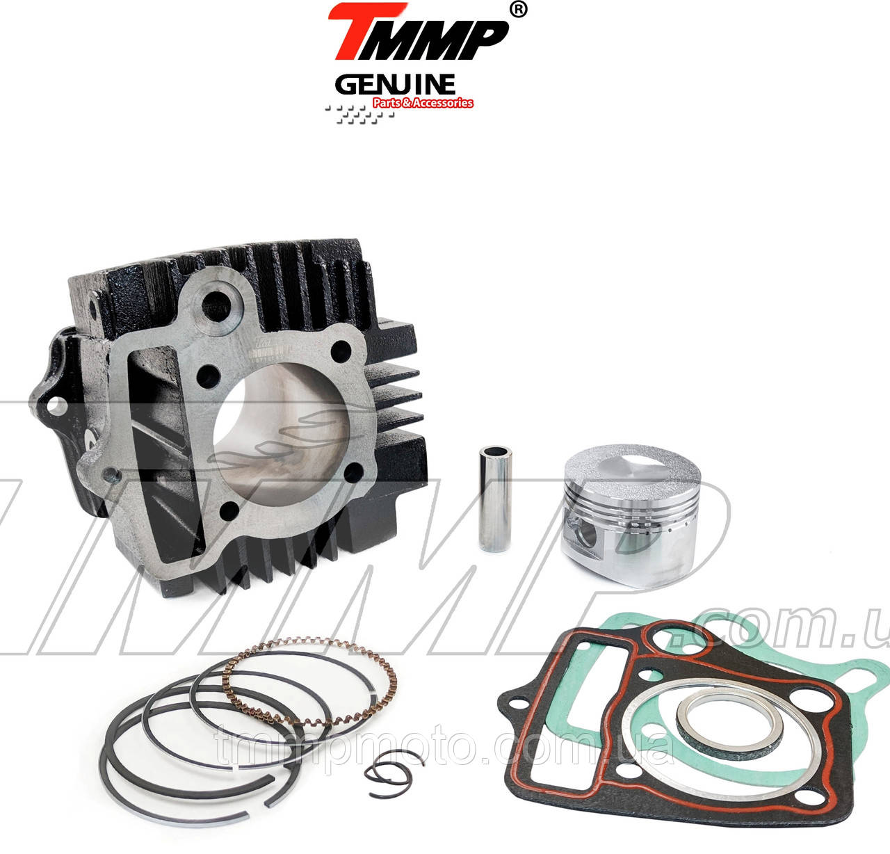 Поршнева (поршнева) в зборі Альфа/Дельта 110 см3 в зборі 52,4 mm ТММР
