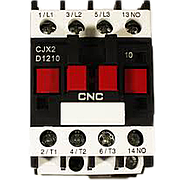 Пускач електромагнітний CJX2-1210, 12A, АС3, котушка 220В, 1NO, 5,5 кВт, CNC