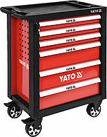 Сервисная инструментальная тележка YATO YT-55299 6 вместительных ящиков