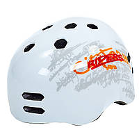 Шлем для экстремального спорта Zelart MTV18 ABS, р-р M 55-58 Белый (AN0844)