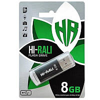 Флеш накопитель USB Hi-Rali Rocket 8 GB Черная серия mul