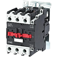 Пускатель электромагнитный CJX2-4011, 40A, АС3, катушка 220В, NO+NC, 18,5кВт, CNC