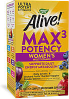 Мультивитамины для женщин Nature's Way, Alive! Max3 Women's, 90 таблеток