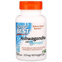 Ашваганда Doctor's Best Ashwagandha Featuring Sensoril 125 mg 60 Veg Caps