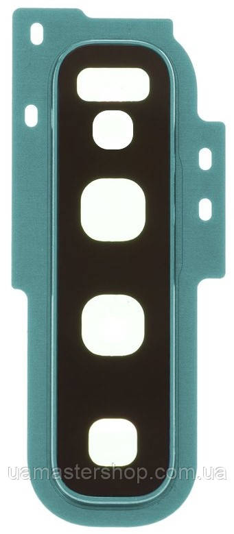 Скло камери Samsung G973 Galaxy S10 з рамкою зеленого кольору Prism Green, фото 1