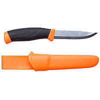 Туристичний ніж із чохлом Morakniv Companion (S) Hi-Vis Orange Нержавіюча сталь (11824)