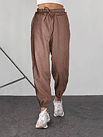 Женские вельветовые штаны джоггеры на резинке (р.42-56) 80bu1060