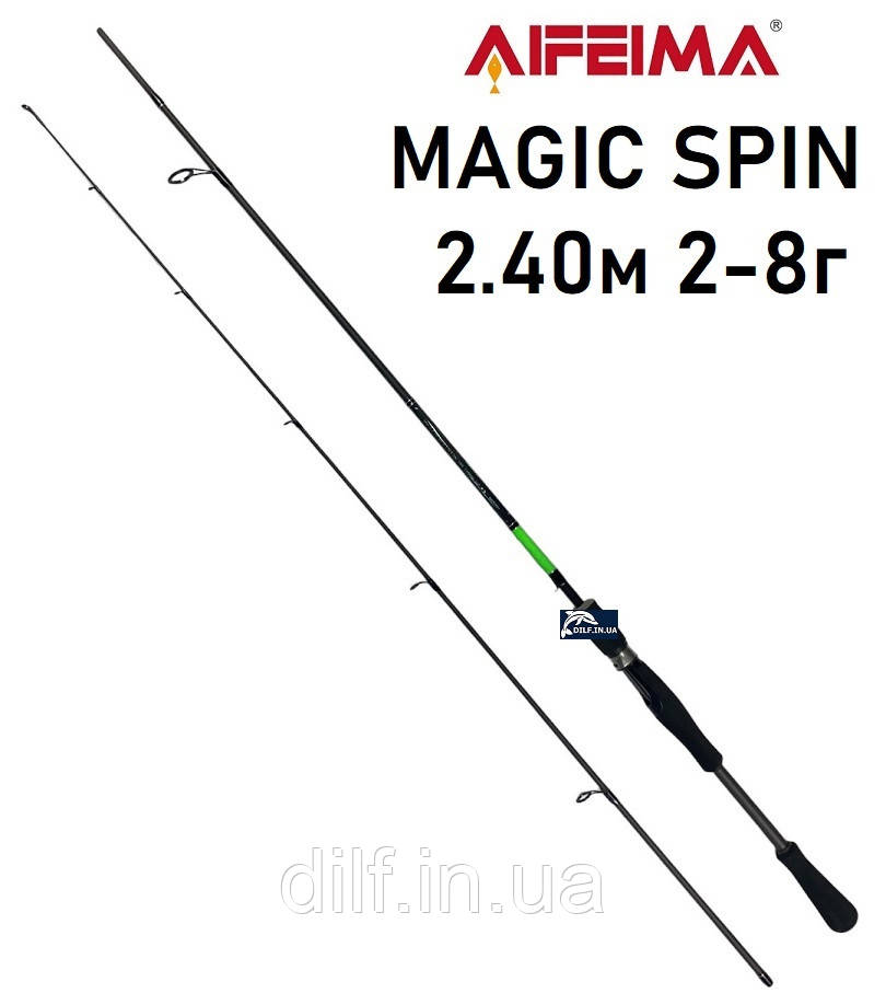 Спінінг Feima Magic Spin 2.40м 2-8г карбоновий штекерний, фото 1