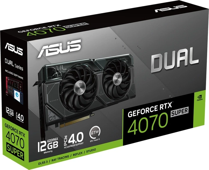 Видеокарта ASUS DUAL-RTX4070S-12G для компьютера - фото 10 - id-p2105166472