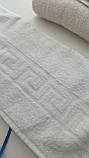 Білі махрові рушники для готелів  6 шт/упаковка розмір 70/140 см висока щільність 500 гр/м2 Туреччина, фото 4