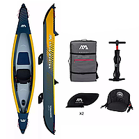 Каяк Aqua Marina TOMAHAWK 12'4, Air-K 375 - надувной быстроходный одноместный каяк