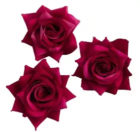 BR1Троянда оксамитова d=7 cm, h=5 cm 20 шт